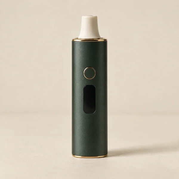 Kompakter Vaporizer auf heller Fläche